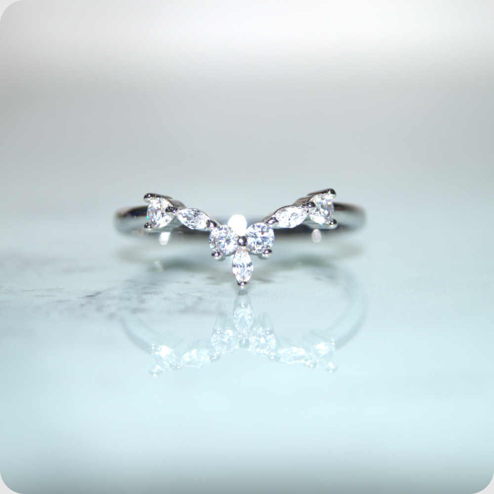 Bague en Argent avec stras