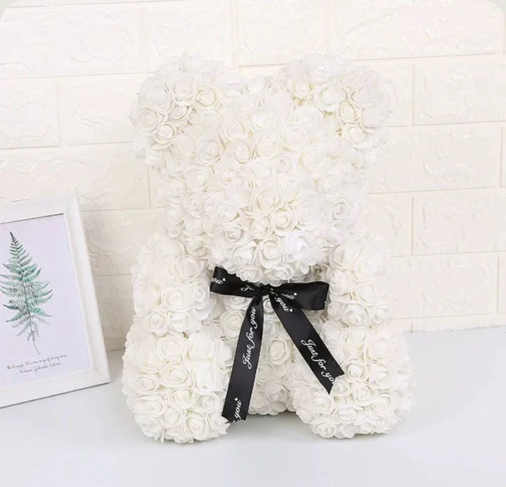 Ourson en Rose - Blanc PurCoeur
