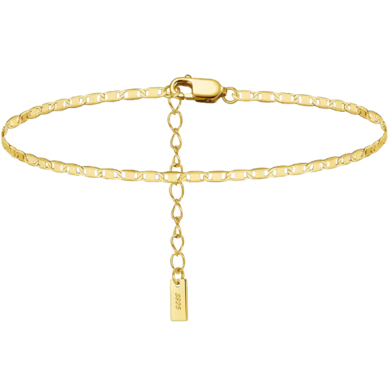 Bracelet de cheville maillon Or