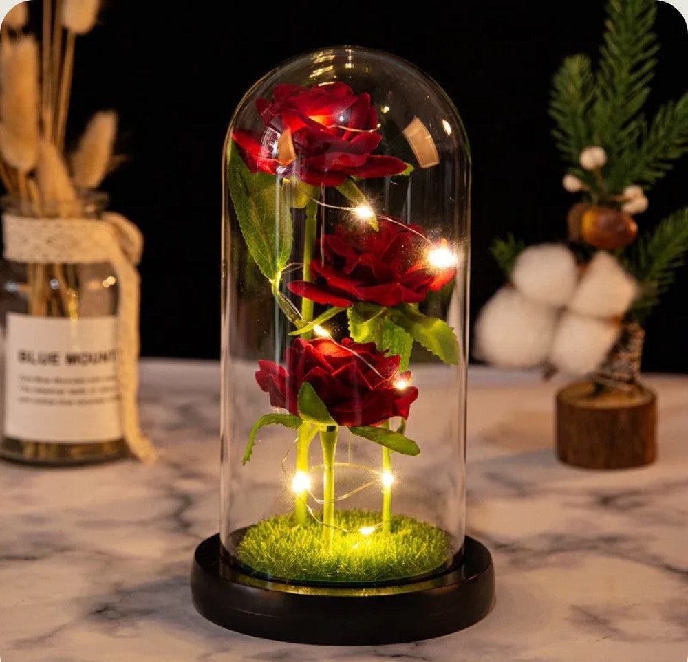 Rose Eternelle Triple - Rouge PurCoeur