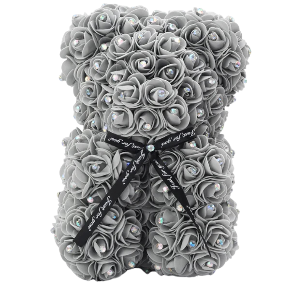 Ourson en Rose - Diamant Gris PurCoeur