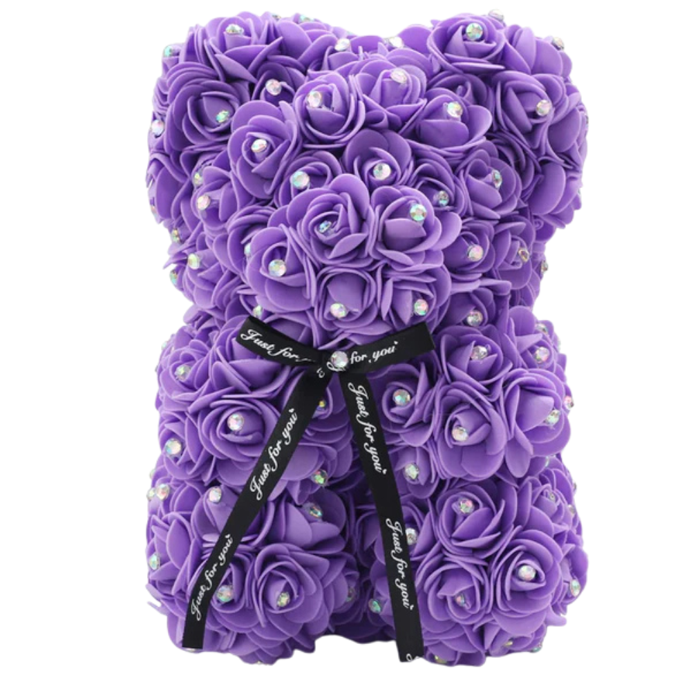 Ourson en Rose - Diamant Violet PurCoeur
