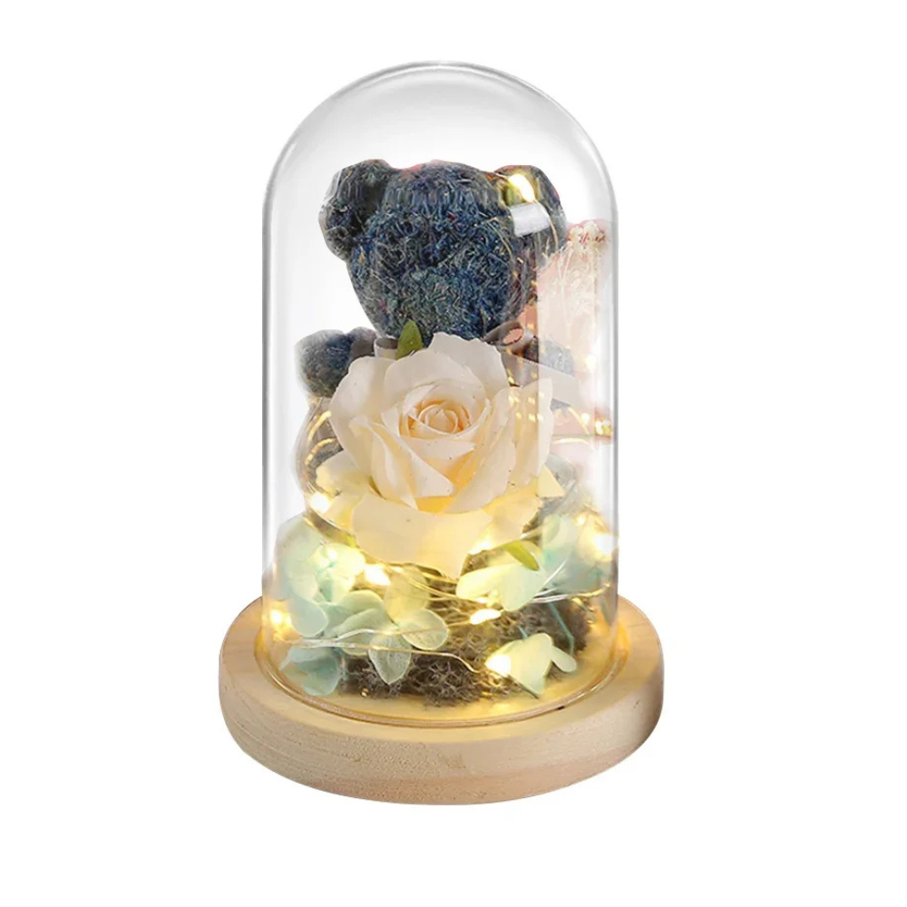 Rose Éternelle ourson - Teddy PurCoeur