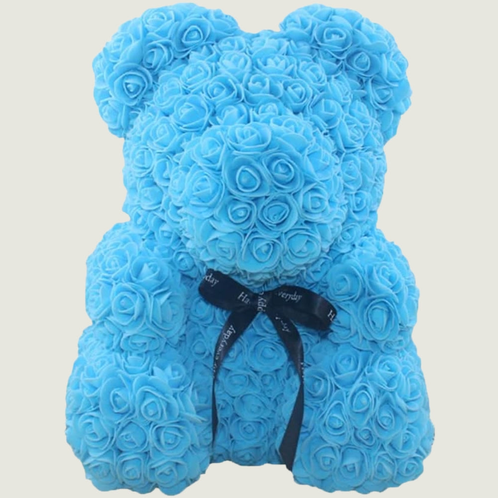 Ourson en Rose - Turquoise PurCoeur