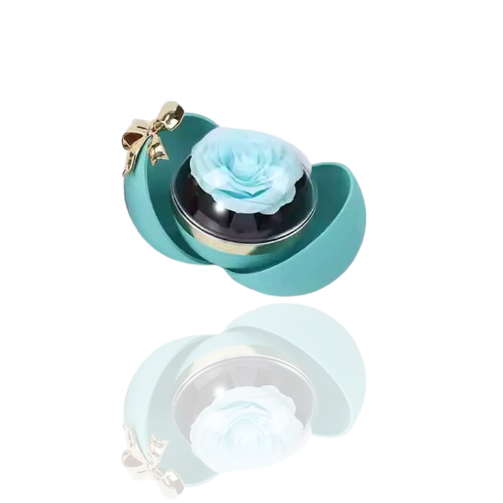 Boite a bijoux rose éternelle bleu
