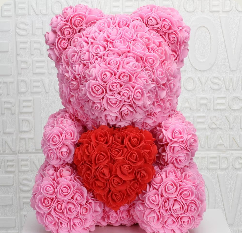 Ourson en Rose Coeur - Bonbon PurCoeur