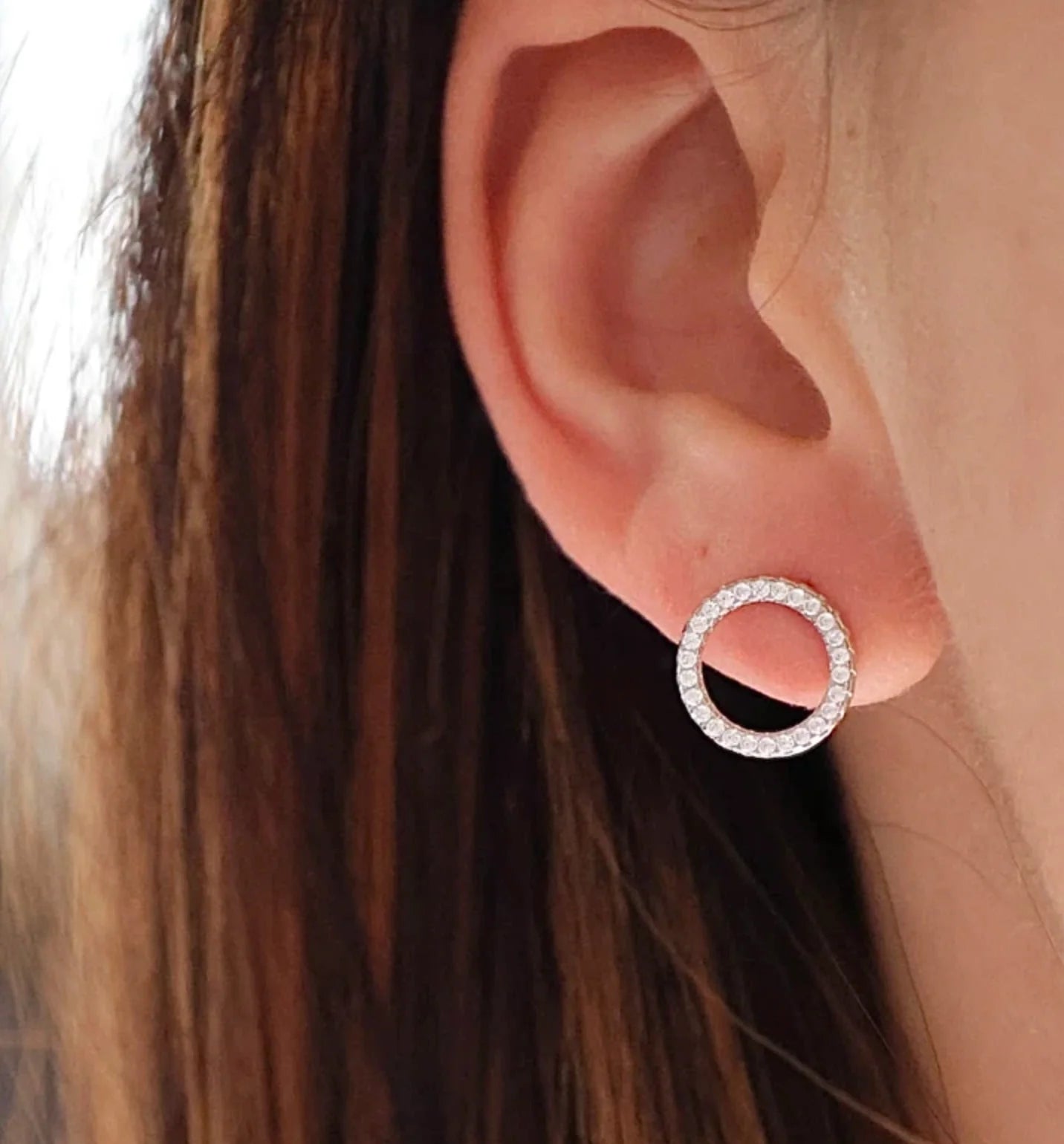 Boucles d’Oreilles Aura – Argent