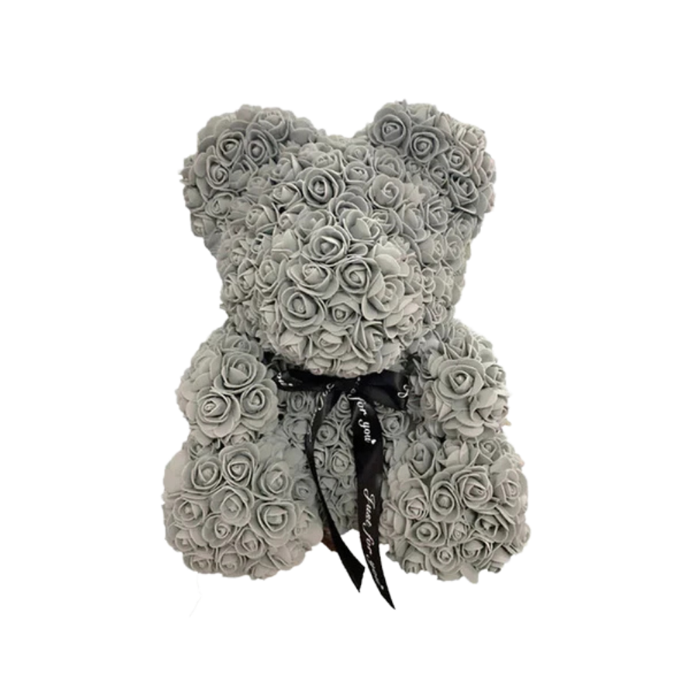 Ourson en Rose 40cm - Gris PurCoeur