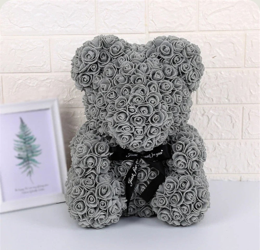 Ourson en Rose 40cm - Gris PurCoeur