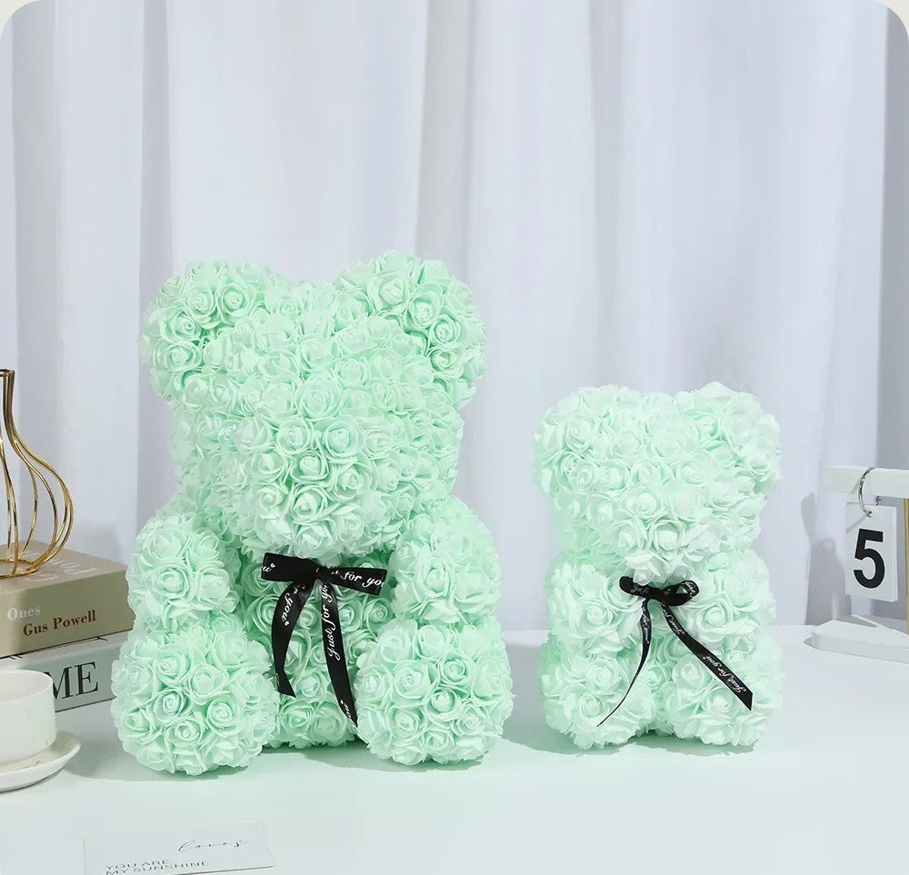 Ourson en Rose 40cm - Menthe PurCoeur