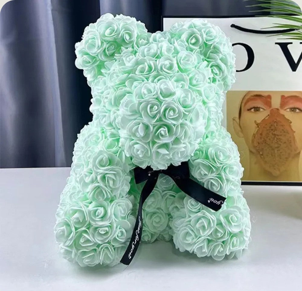 Ourson en Rose 40cm - Menthe PurCoeur