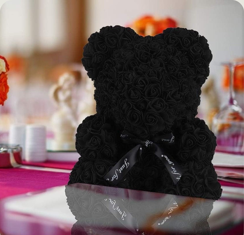 Ourson en Rose - Noir PurCoeur