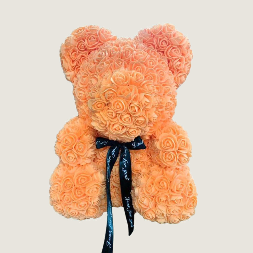 Ourson en Rose - Orange PurCoeur