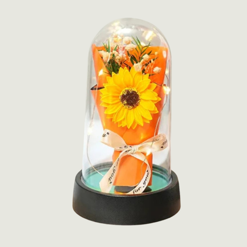 Rose Eternelle bouquet - Orange PurCoeur