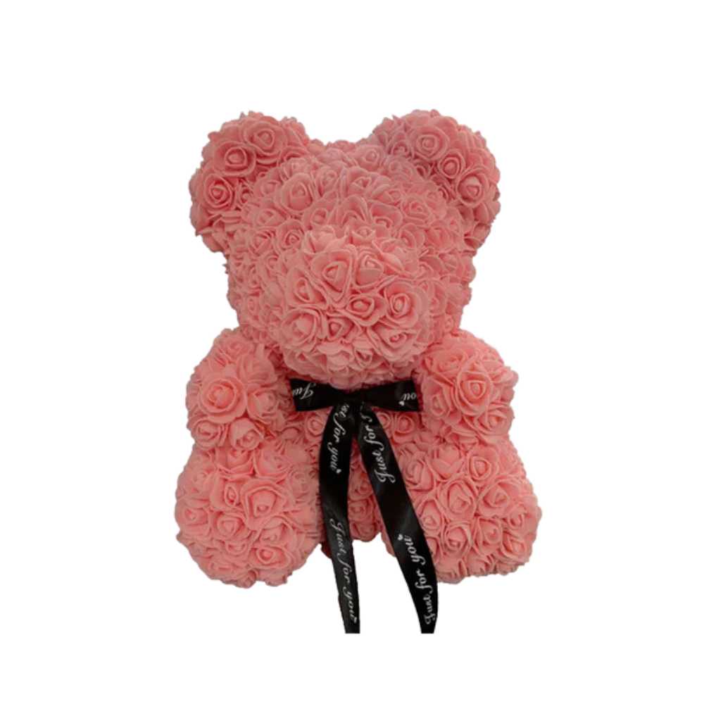 Ourson en Rose 40cm - Pêche PurCoeur