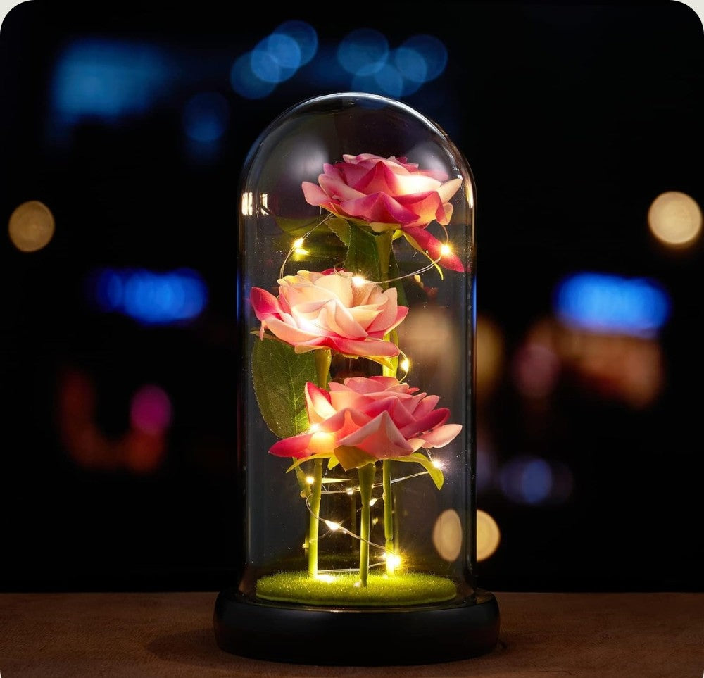 Rose Eternelle triple - Rose PurCoeur