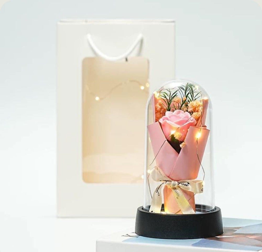 Rose Eternelle bouquet - Rose PurCoeur
