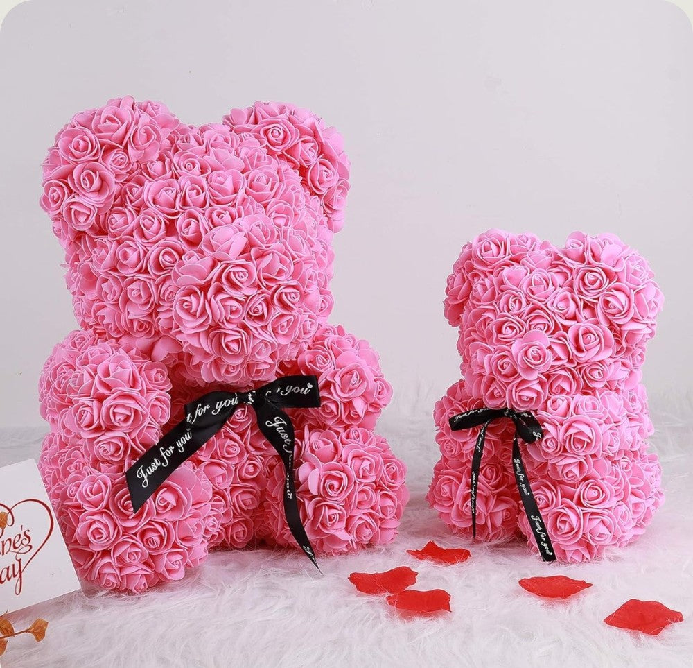 Ourson en Rose - Rose PurCoeur