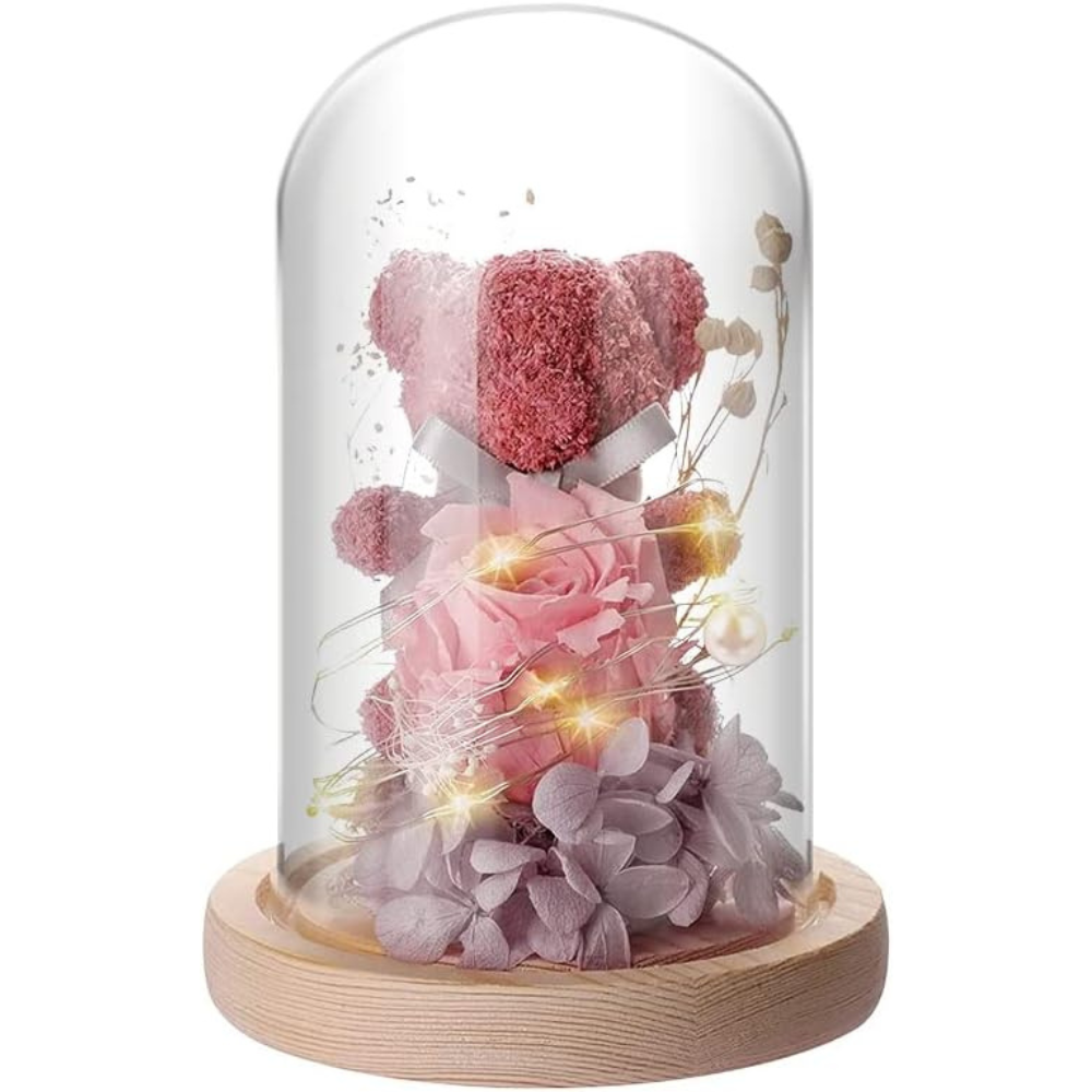 Rose Eternelle Ourson - Rosa PurCoeur