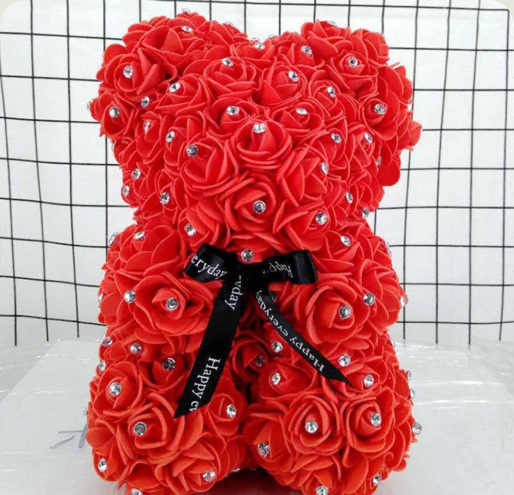 Ourson en Rose - Diamant Rouge PurCoeur