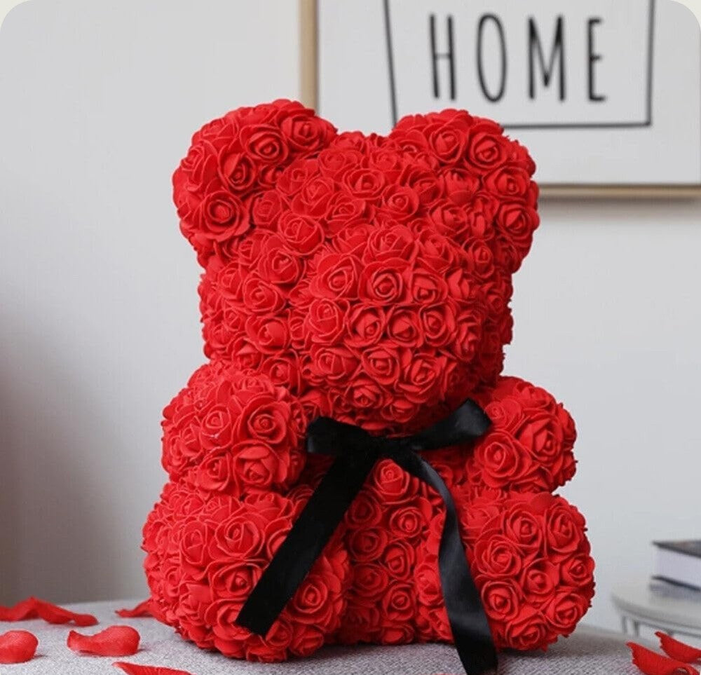 Ourson en Rose - Rouge PurCoeur