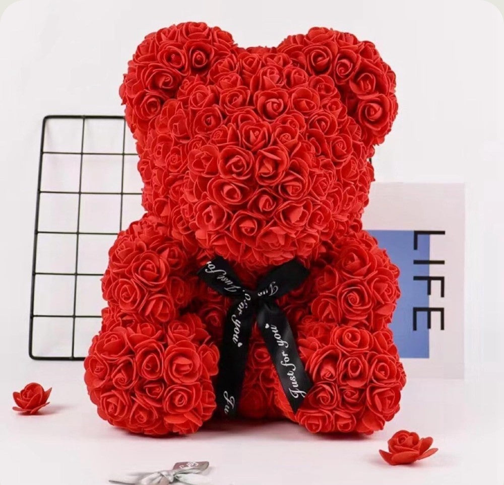 Ourson en Rose - Rouge PurCoeur