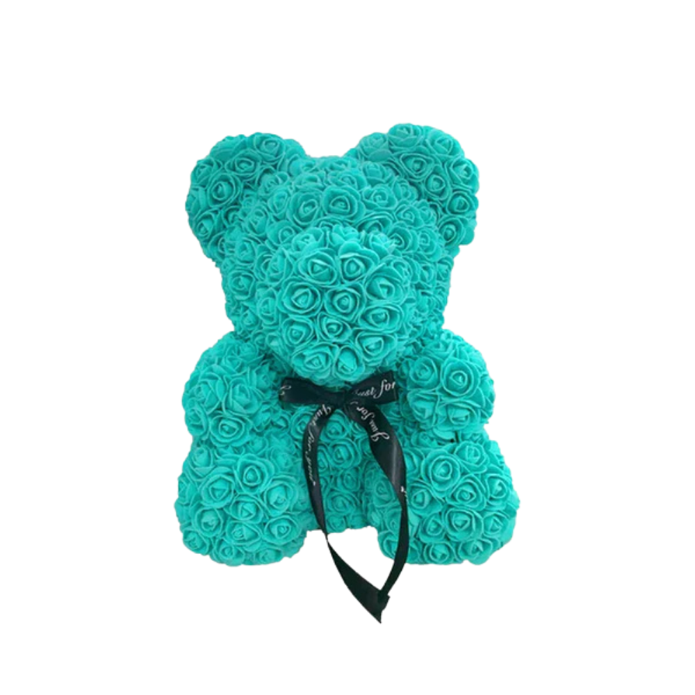 Ourson en Rose 40cm - Turquoise PurCoeur