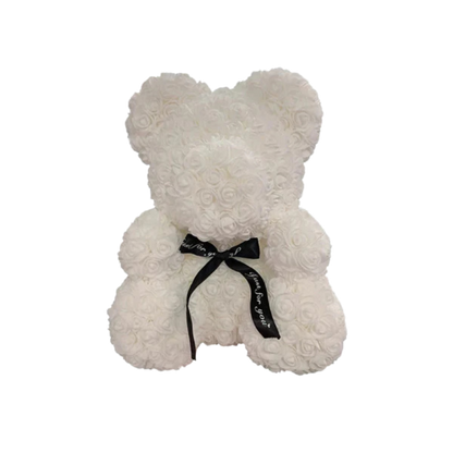 Ourson en Rose 40cm - Blanc PurCoeur