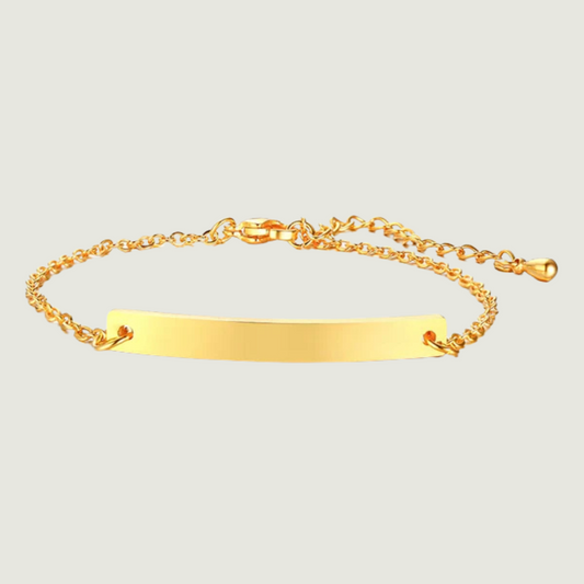 Bracelet Identité Or