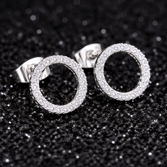 Boucles d’Oreilles Aura – Argent