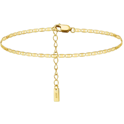 Bracelet de cheville maillon Or
