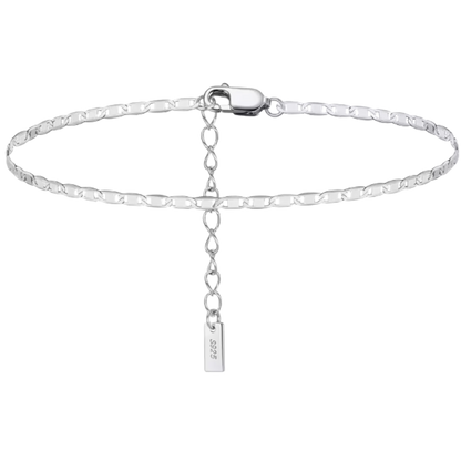 Bracelet de cheville maillon Argent 925
