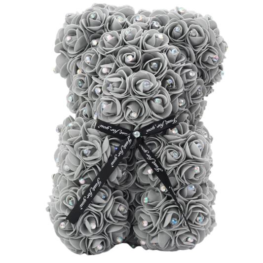Ourson en Rose - Diamant Gris PurCoeur