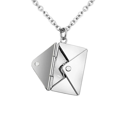 Collier Pendentif Enveloppe – Argent