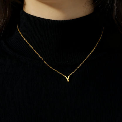Collier Initiale - Or