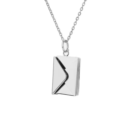 Collier Pendentif Enveloppe – Argent