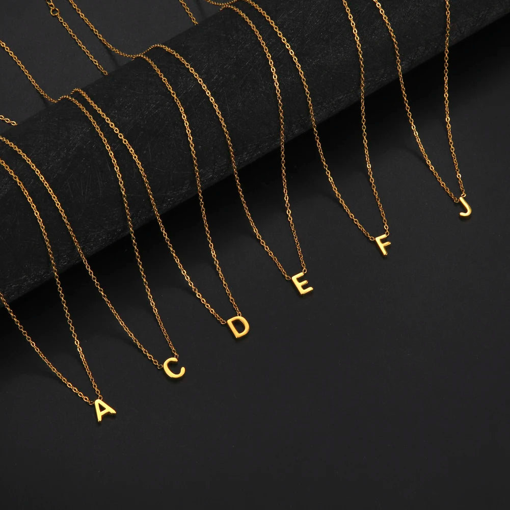 Collier Initiale - Or