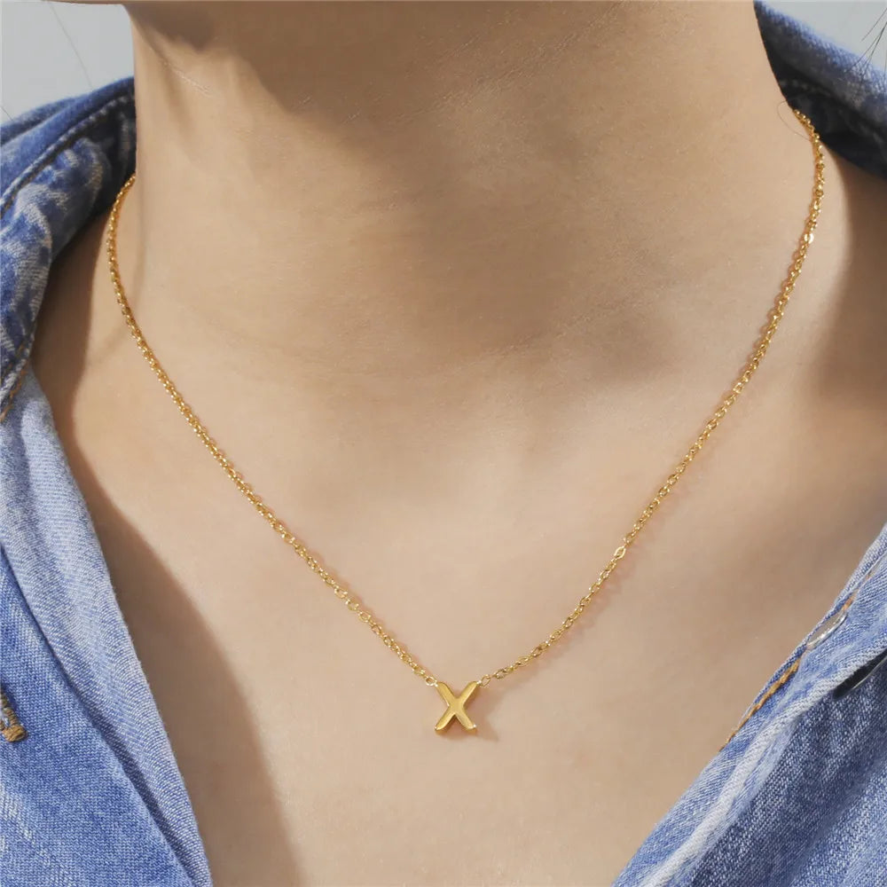 Collier Initiale - Or