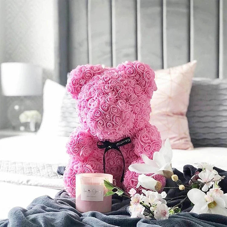 Ourson en Rose 40cm - PurCoeur