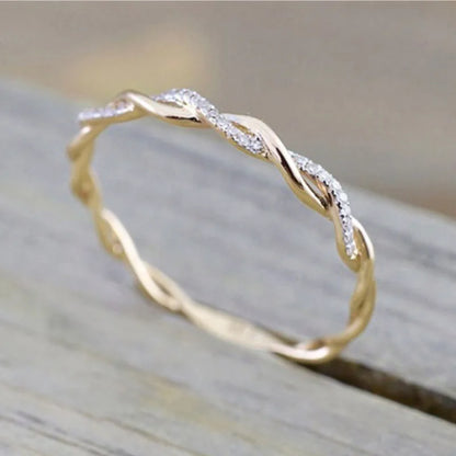 Bague Tressia Or