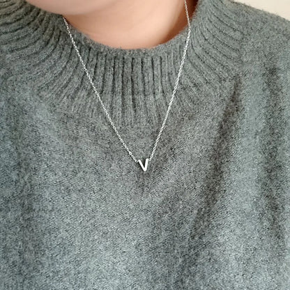 Collier Initiale - Argent 925