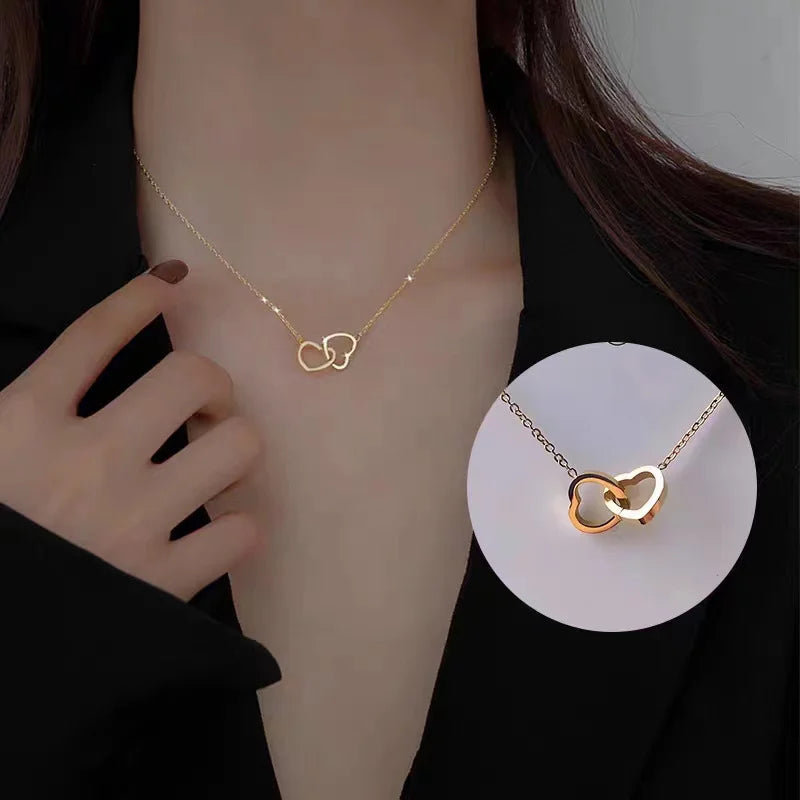 Collier double Coeur PurCoeur