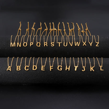 Collier Initiale - Or