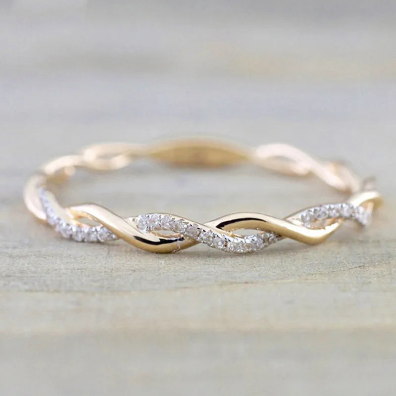 Bague Tressia Or