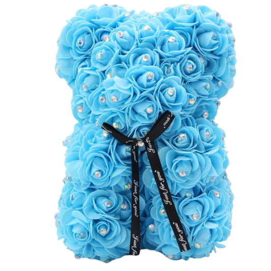 Ourson en Rose - Diamant Turquoise PurCoeur
