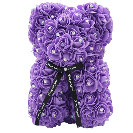 Ourson en Rose - Diamant Violet PurCoeur