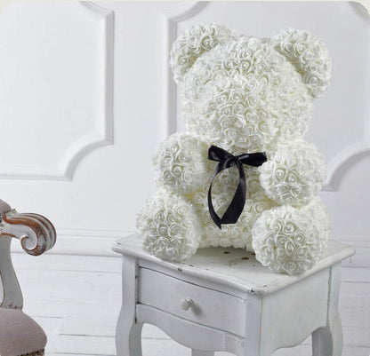 Ourson en Rose - Blanc PurCoeur