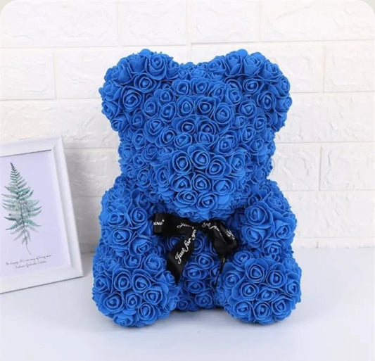 Ourson en Rose 40cm - Bleu PurCoeur
