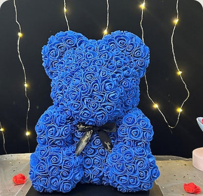 Ourson en Rose 40cm - Bleu PurCoeur