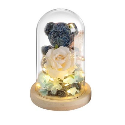 Rose Éternelle ourson - Teddy PurCoeur